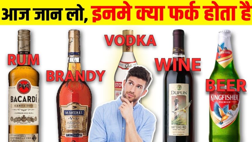 Rum, Vodka, Wine, Whiskey इन सबमे होता है ये अंतर, पीने से पहले जान लें.